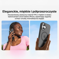 Belkin Etui na iPhone 17 magnetyczne, żebrowane, czarne