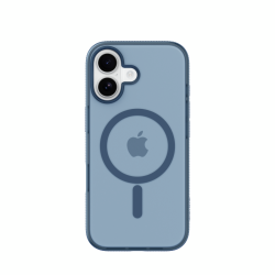 Belkin Etui na iPhone 17 magnetyczne, żebrowane, granatowe