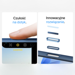 Belkin Etui na iPhone 17 magnetyczne, żebrowane, granatowe