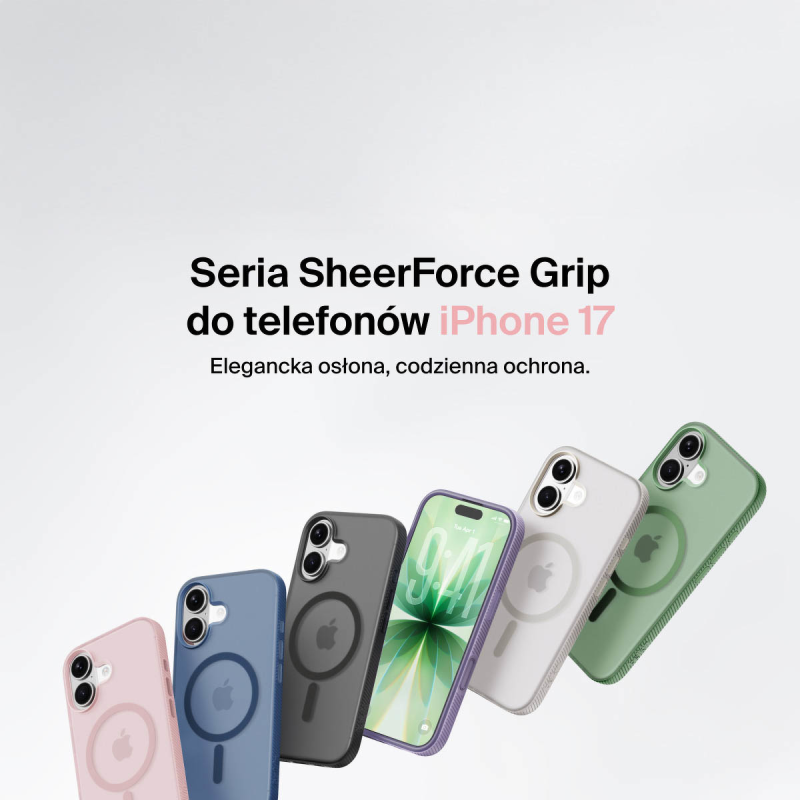 Belkin Etui na iPhone 17 magnetyczne, żebrowane, różowe