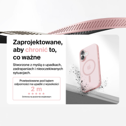Belkin Etui na iPhone 17 magnetyczne, żebrowane, różowe