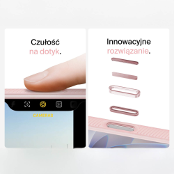 Belkin Etui na iPhone 17 magnetyczne, żebrowane, różowe