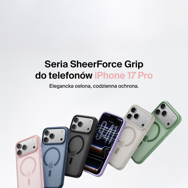 Belkin Etui na iPhone 17 Pro magnetyczne, żebrowane, różowe