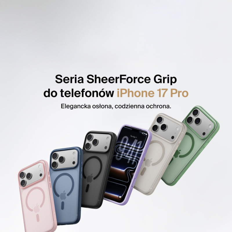 Belkin Etui na iPhone 17 Pro magnetyczne, żebrowane, piaskowe