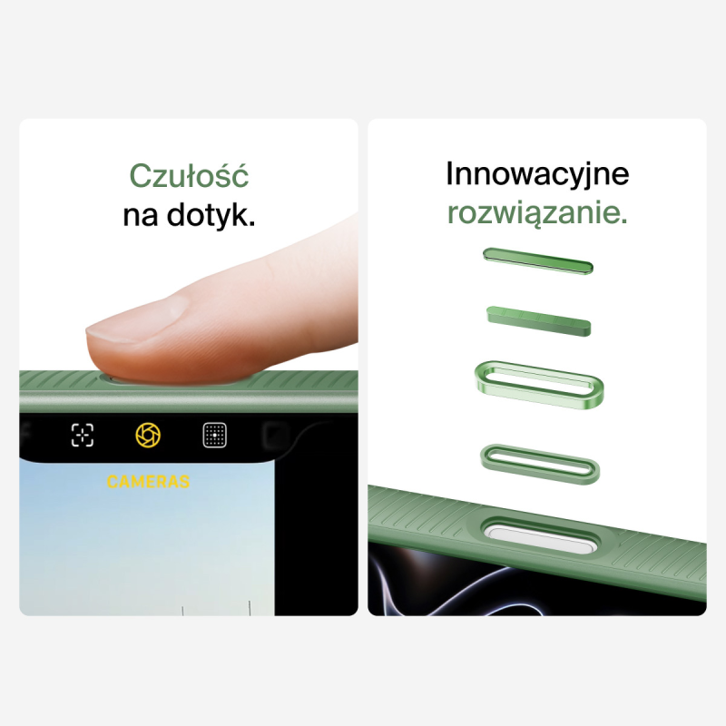 Belkin Etui na iPhone 17 Pro magnetyczne, żebrowane, pistacjowe