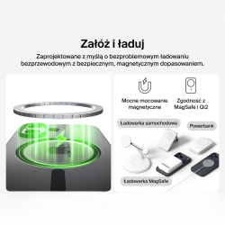 Belkin Etui na iPhone 17 Pro Max magnetyczne, żebrowane, czarne