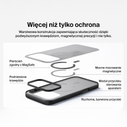 Belkin Etui na iPhone 17 Pro Max magnetyczne, żebrowane, czarne