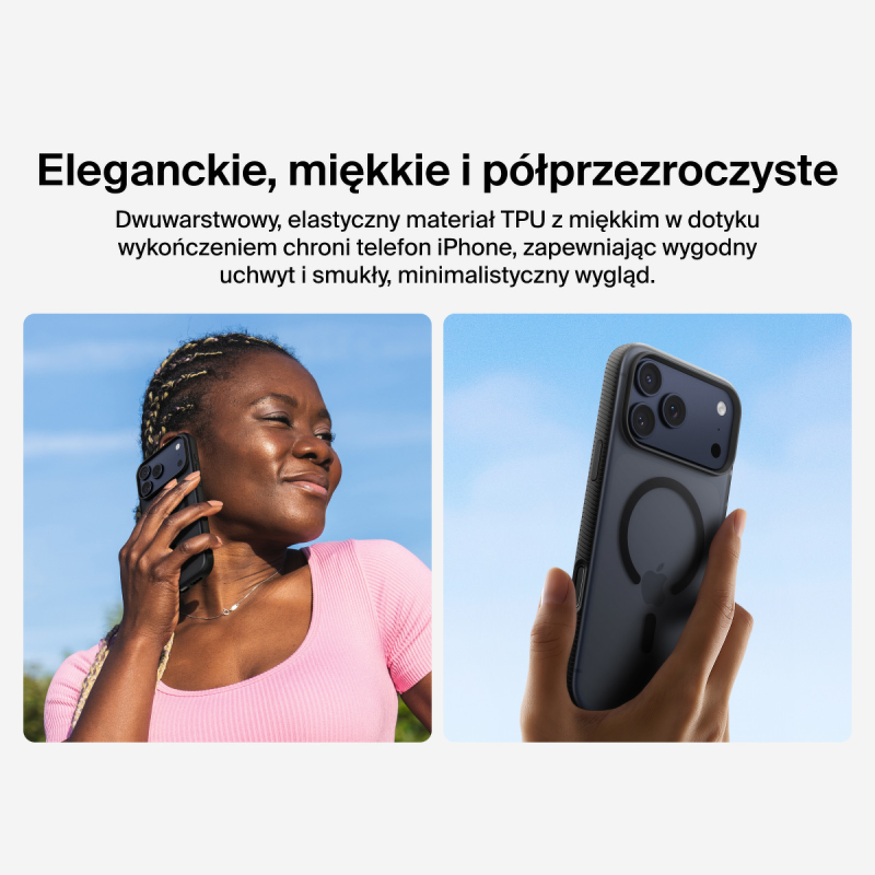 Belkin Etui na iPhone 17 Pro Max magnetyczne, żebrowane, czarne