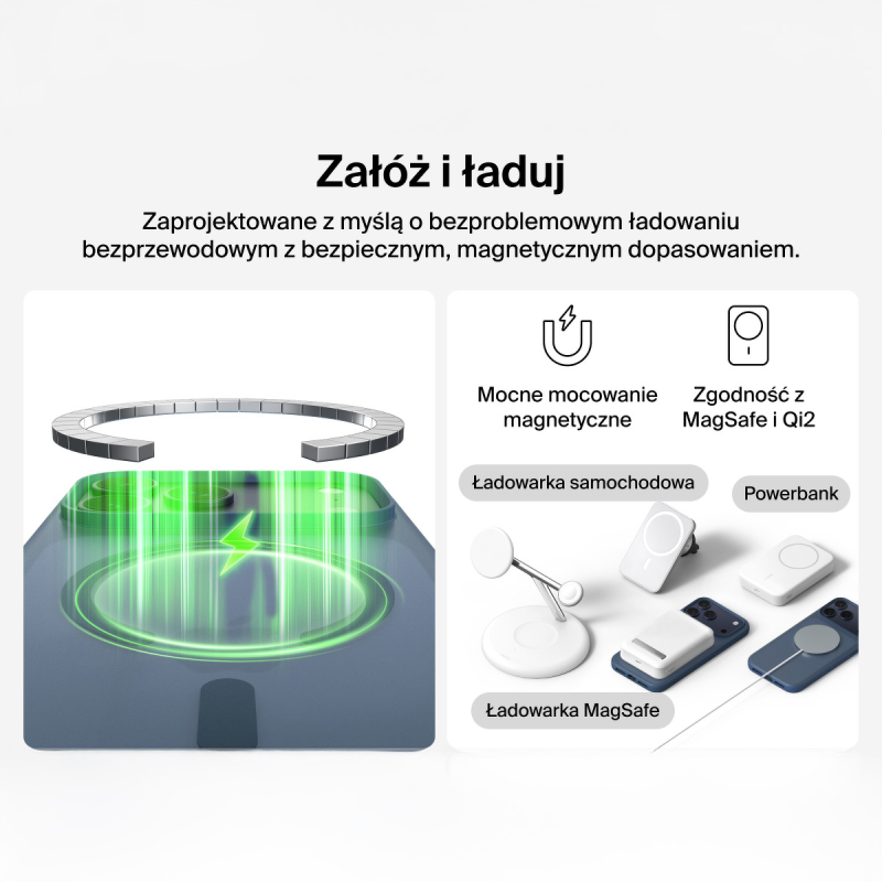 Belkin Etui na iPhone 17 Pro Max magnetyczne, żebrowane, granatowe