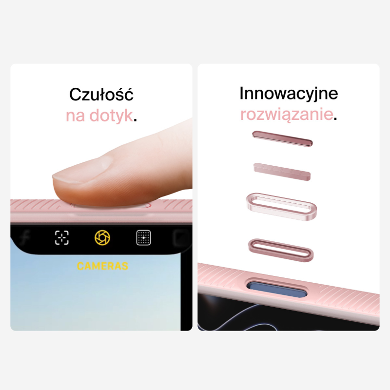 Belkin Etui na iPhone 17 Pro Max magnetyczne, żebrowane, różowe