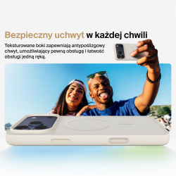 Belkin Etui na iPhone 17 Pro Max magnetyczne, żebrowane, piaskowe