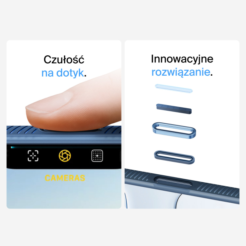 Belkin Etui na iPhone Air magnetyczne, żebrowane, granatowe