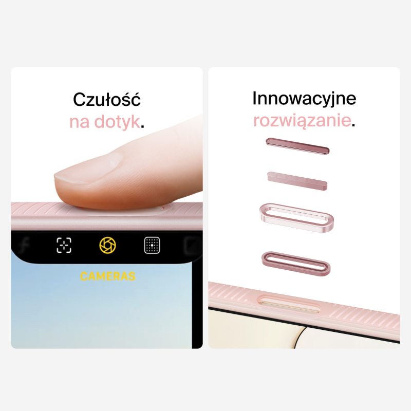 Belkin Etui na iPhone Air magnetyczne, żebrowane, różowe