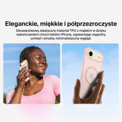 Belkin Etui na iPhone Air magnetyczne, żebrowane, różowe