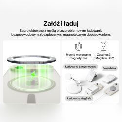 Belkin Etui na iPhone Air magnetyczne, żebrowane, piaskowe