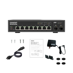 QNAP QSW-L3205-1C4T | Lite managed przełącznik 5 portowy 4x 10GbE RJ45, 1x 10G COMBO (SFP+/BASE-T)