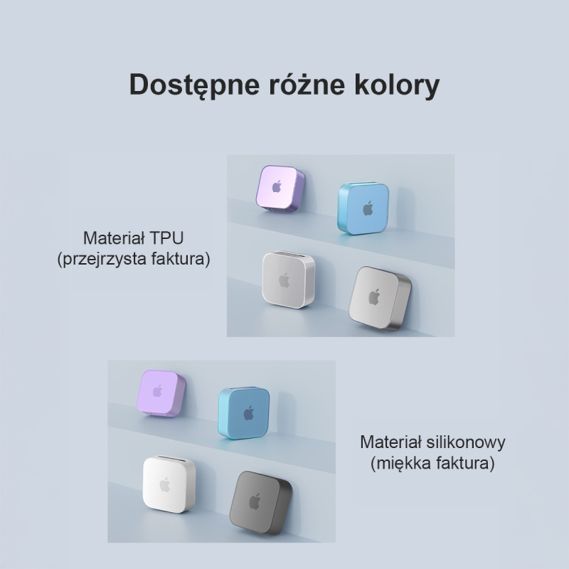 Orico Etui na MacMini M4, silikonowe, czarne