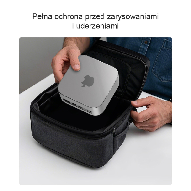 Orico Etui na MacMini M4, silikonowe, czarne