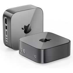 Orico Etui na MacMini M4, przezroczyste TPU, czarne