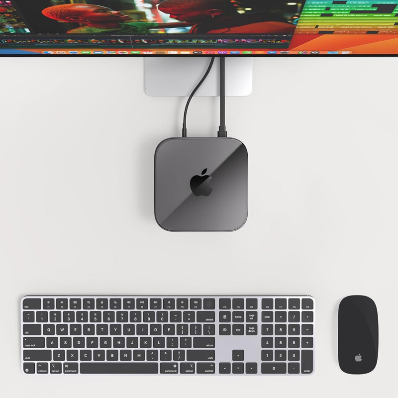 Orico Etui na MacMini M4, przezroczyste TPU, czarne