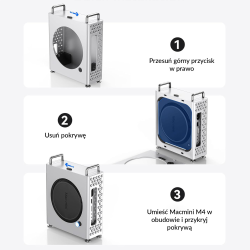 Orico Obudowa do MacMini M4, aluminiowa