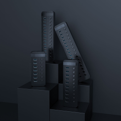 Orico Aktywny hub 7xUSB-A 5Gbps BC 1.2 24W czarny