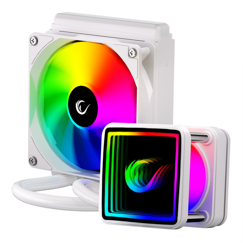 Rampage INFINITE V120 Chłodzenie wodne 120MM ARGB, białe