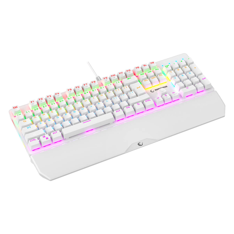 Rampage klawiatura mechaniczna KB-R86 UMBRA Blue Switch Biała