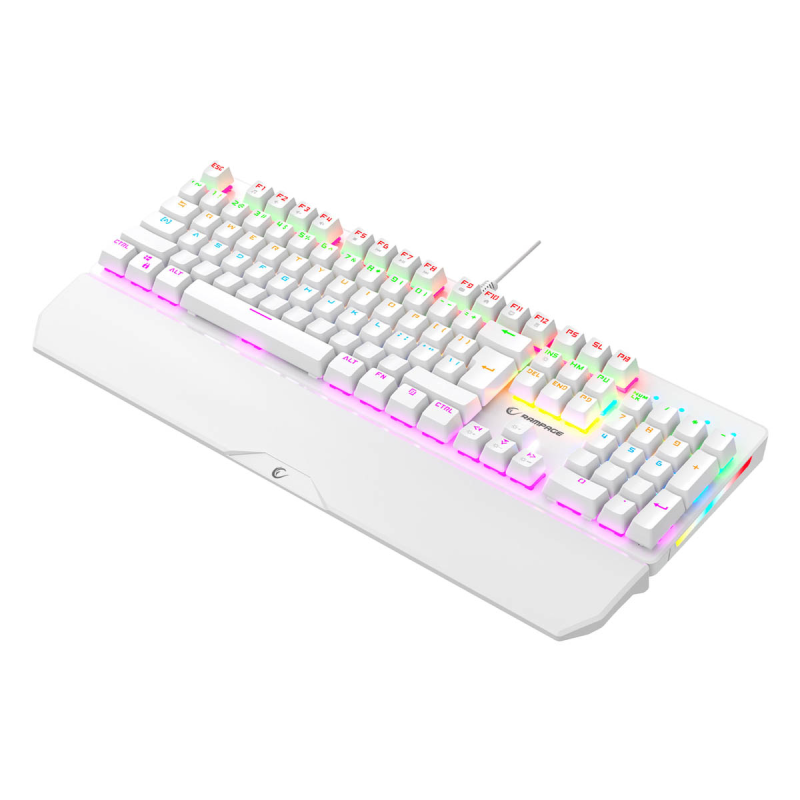 Rampage klawiatura mechaniczna KB-R86 UMBRA Blue Switch Biała