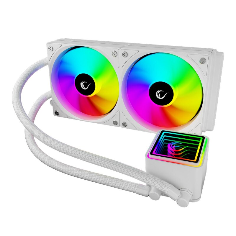 Rampage INFINITE V240 Chłodzenie wodne 240MM ARGB, białe | PartsPC.pl