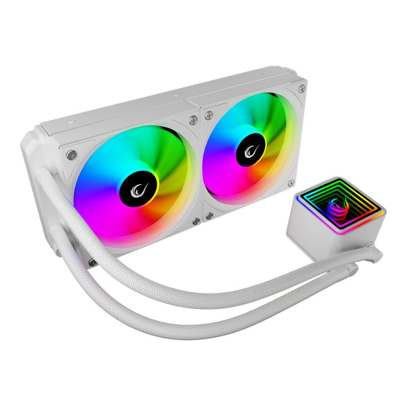 Rampage INFINITE V240 Chłodzenie wodne 240MM ARGB, białe | PartsPC.pl