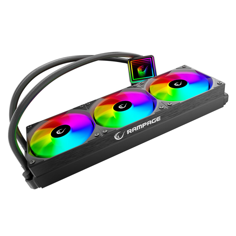 Rampage INFINITE V360 Chłodzenie wodne 360MM ARGB, czarne