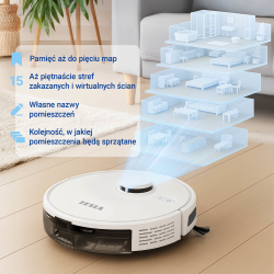 TESLA RoboStar iQ660 Sprzątający robot mopujący, biały