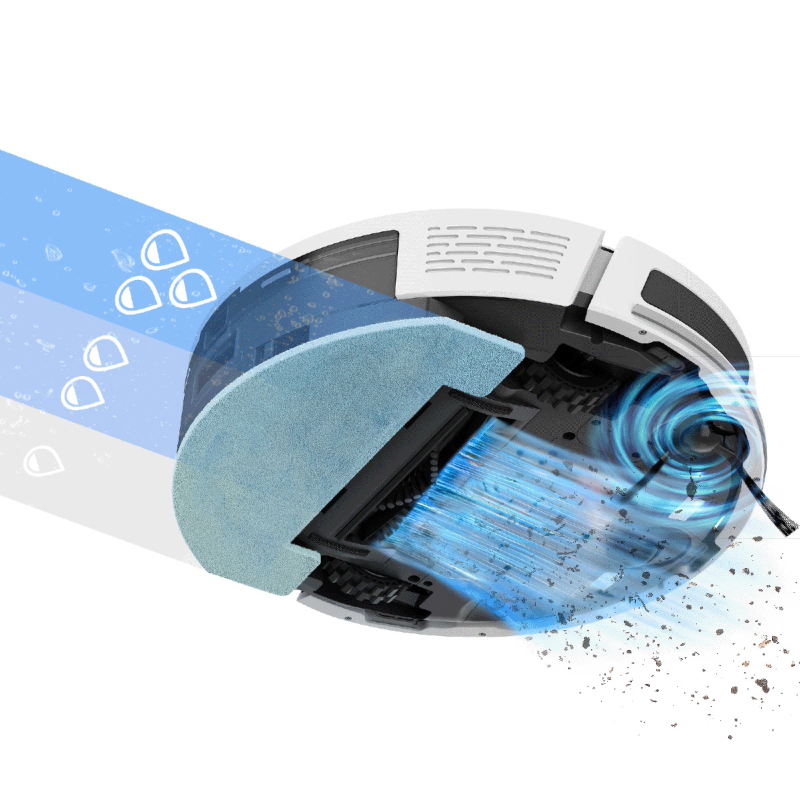 TESLA RoboStar iQ660 Sprzątający robot mopujący, biały