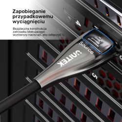 Unitek Kabel światłowodowy 8K Display Port 2.1 10m