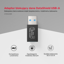 Unitek Adapter blokujący dane  USB-A