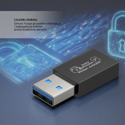 Unitek Adapter blokujący dane  USB-A