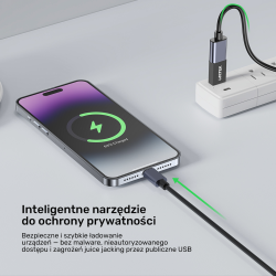 Unitek Adapter blokujący dane  USB-A
