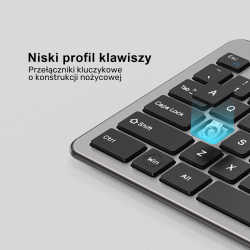 Unitek Zestaw SlimDuo 2.4G bezprzewodowa myszka i klawiatura