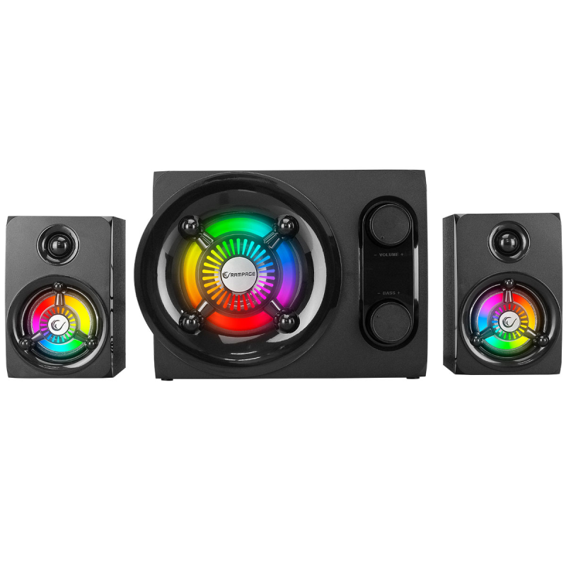 Rampage RMS-G8 Głośniki gamingowe 25 W BT, USB, SD, FM