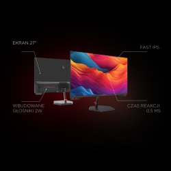 Rampage Crimson Monitor gamingowy 27'' FHD 200 Hz 0,5 ms FastIPS