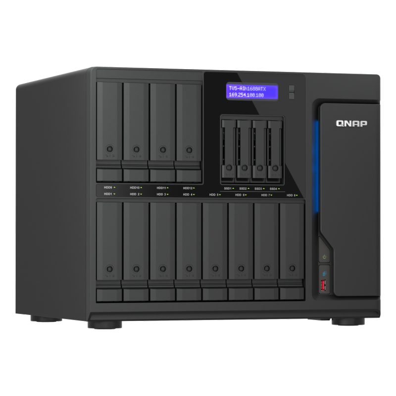 QNAP TVS-AIh1688ATX-U7-32G | NAS dedykowany AI 16 zatok (12x… | PartsPC.pl