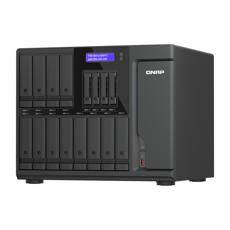 QNAP TVS-AIh1688ATX-U7-32G | NAS dedykowany AI 16 zatok (12x… | PartsPC.pl