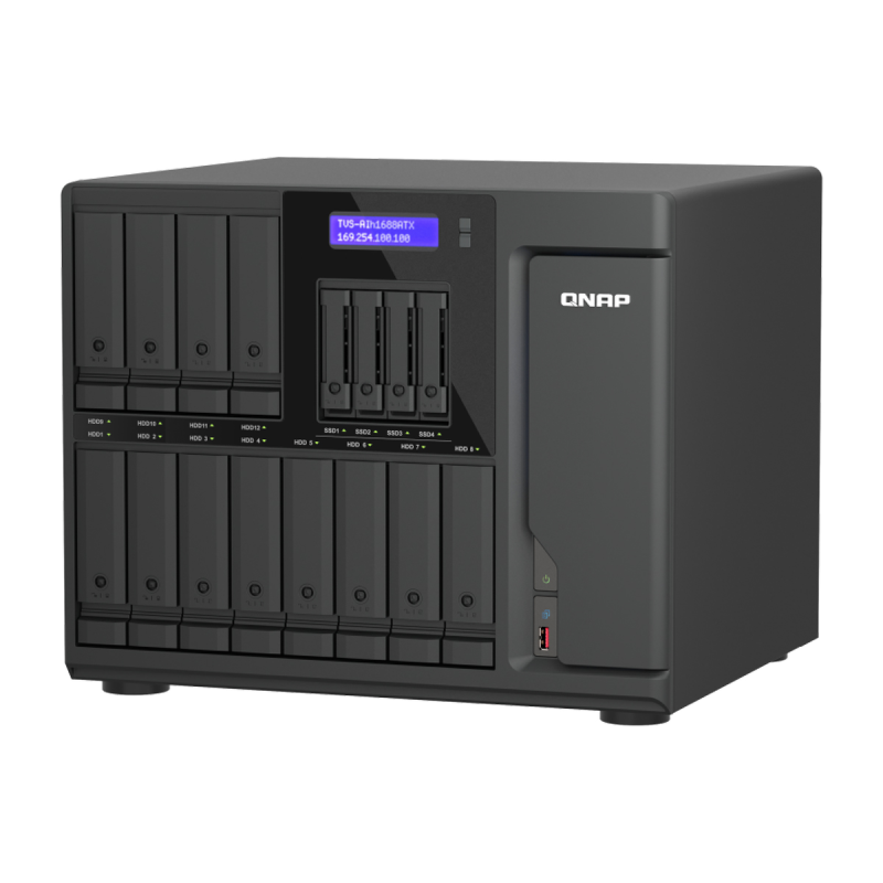 QNAP TVS-AIh1688ATX-U7-32G | NAS dedykowany AI 16 zatok (12x… | PartsPC.pl