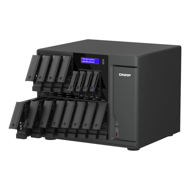 QNAP TVS-AIh1688ATX-U7-32G | NAS dedykowany AI 16 zatok (12x… | PartsPC.pl