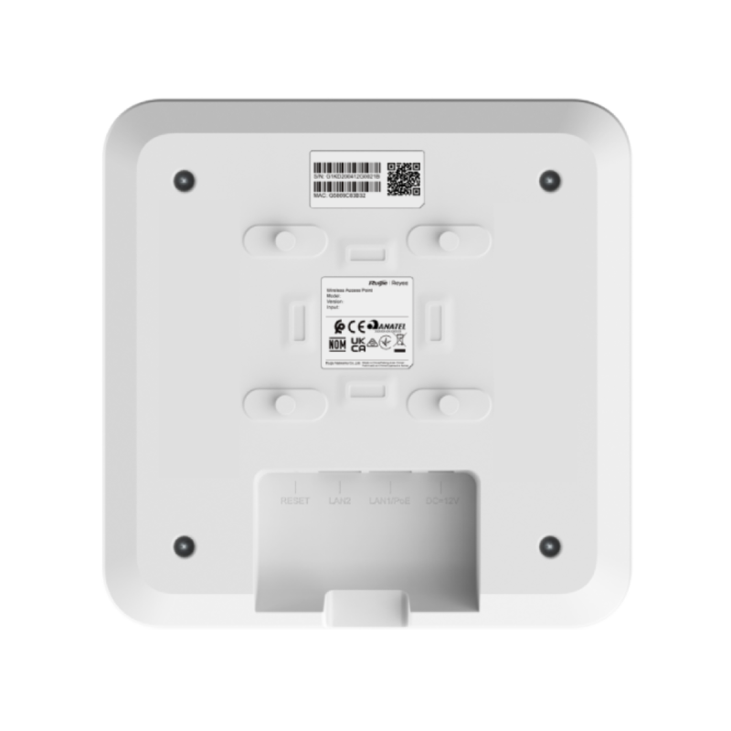 Ruijie Reyee RG-RAP2200(E) | Access Point, 2 portów, 2xGE, 1xPoE IN, WiFi 5, 2,4GHz/5GHz, AC1276, Wewnętrzny, Sufitowy, Mesh, Ro