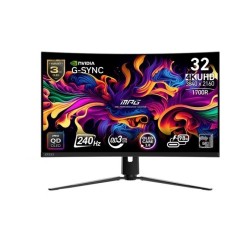MSI Monitor MPG 321CURX QD-OLED/31.5 cala/LED/UHD/Curv/240/Black