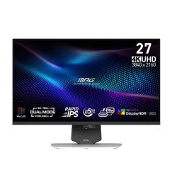 MSI Monitor MPG 274URDFW E16M 27 cali/FHD/320Hz/DualMode/White/PIVOT