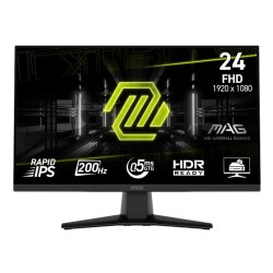 MSI Monitor MAG 242F 23.8 cala/LED/FHD/Flat/200Hz/Czarny