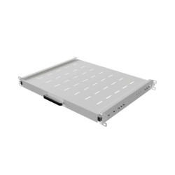Półka wysuwana do szaf Rack 19" Lanberg szara 1U/445x350mm udźwig do 35kg,
